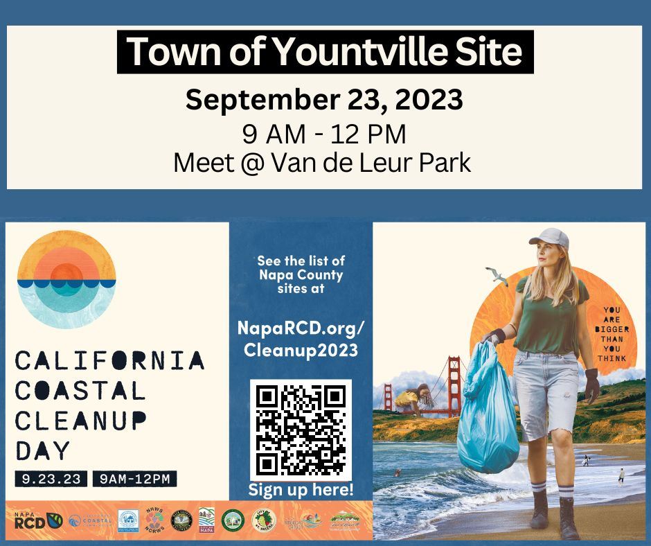 Coastal Clean Up Town of Yountville Site 