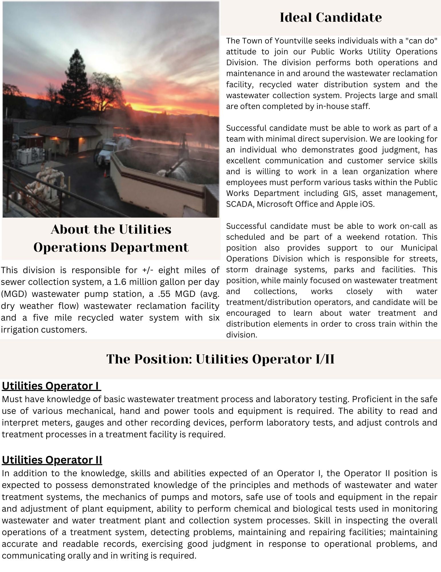 Utilities Op Brochure Page 2